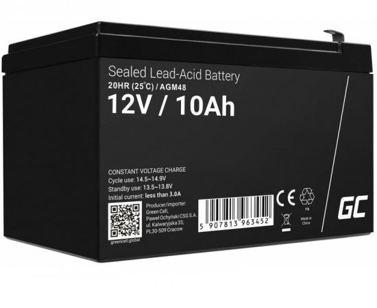 GREEN CELL AGM48 AGM BATERIA 12V 10AH