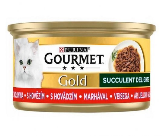 PURINA GOURMET GOLD SUCCULENT DELIGHTS S HOVADZIM MASOM 85G