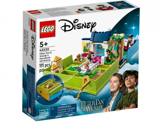 LEGO DISNEY PETER PAN A WENDY A ICH ROZPRAVKOVA KNIHA DOBRODRUZSTIEV /43220/