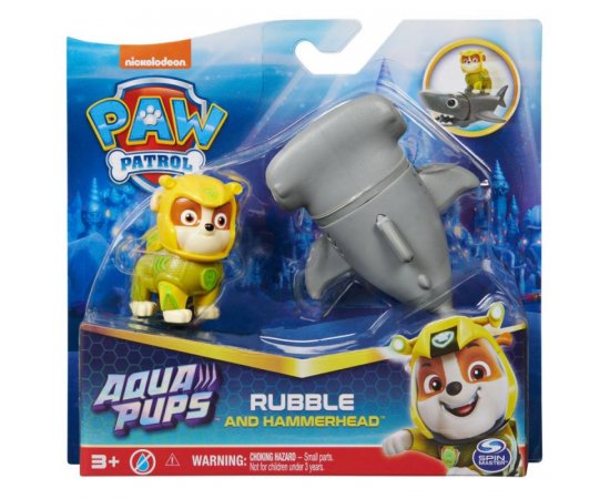 SPIN MASTER PAW PATROL AQUA VODNI KAMARATI RUBBLE