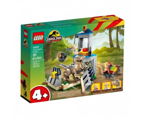 LEGO JURASSIC WORLD UTEK VELOCIRAPTORA /76957/