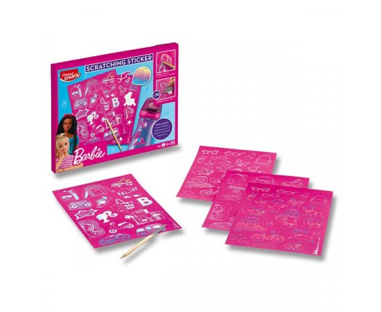MAPED KREATIVNA SUPRAVA SCRATCHING STICKERS BARBIE