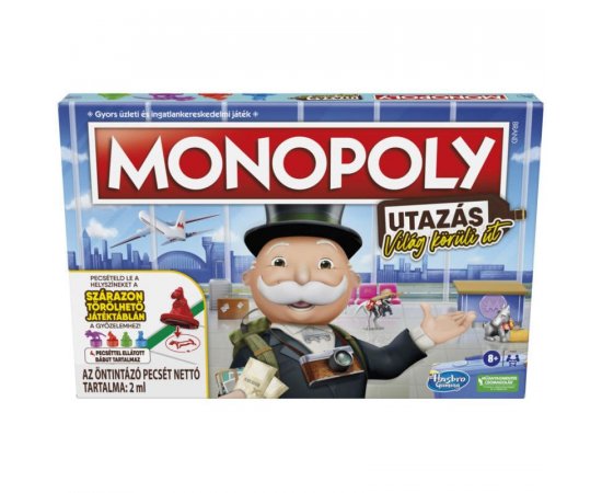 HASBRO MONOPOLY UTAZAS - VILAG KORULI UT /F4007165/