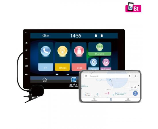 HOME BY SOMOGYI VB X1000 AUTORADIO, 1XDIN, ANDROID AUTO, CARPLAY