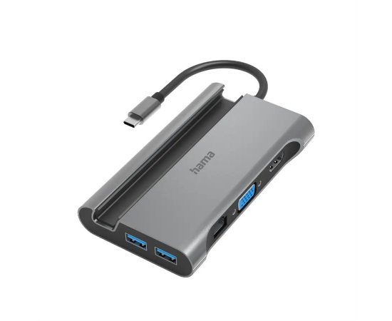 HAMA 200102 USB-C HUB, CONNECT2MOBILE, MULTIPORT LAN/ETHERNET, 7 PORTOV