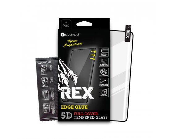 STURDO FMO-2059-HON-M6PRO REX OCHRANNE SKLO HONOR MAGIC 6 PRO, CIERNE (5D EDGE GLUE)
