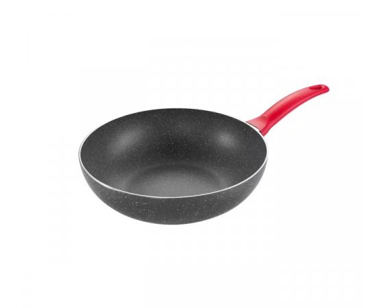 TESCOMA WOK MANICO ROSSO 28 CM