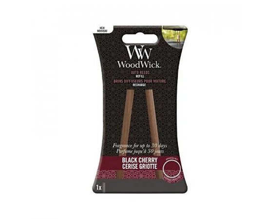 WOODWICK NAHRADNE VONNE TYCINKY DO AUTA BLACK CHERRY, 1657112E
