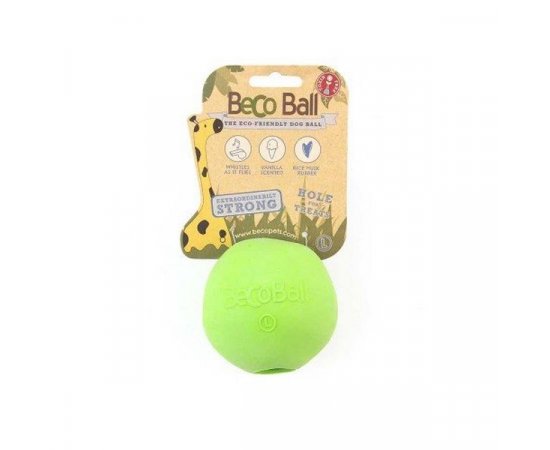 BECOBALL LOPTICKA Z PRIRODNEJ GUMY, L (7,5 CM), ZELENA