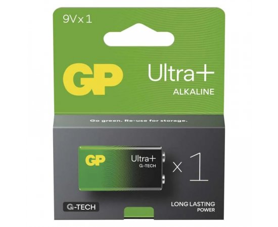 GP B03511 ULTRA PLUS 6LF22 ALKALICKA BATERIA (9V), 1 KS