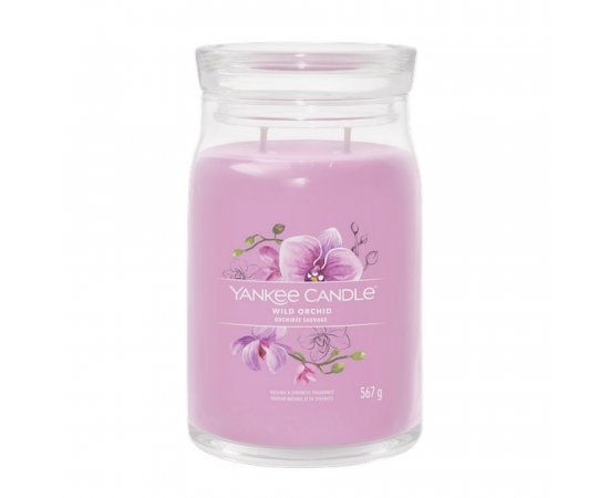 YANKEE CANDLE 1629979E SIGNATURE WILD ORCHID VELKA SVIECKA 567G