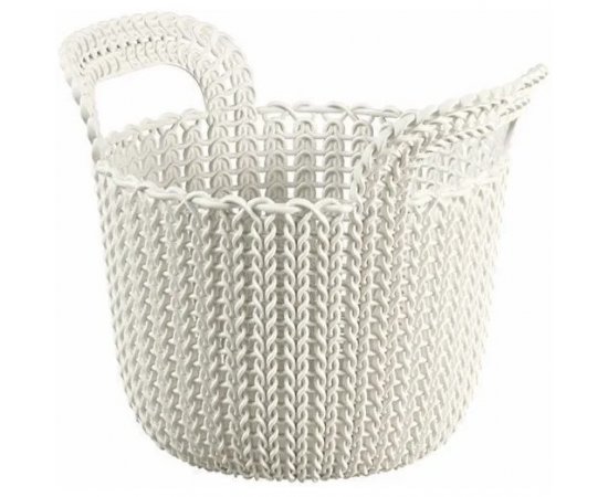 KETER /226385/ ROUND BASKET KNIT 3L OASIS WHITE