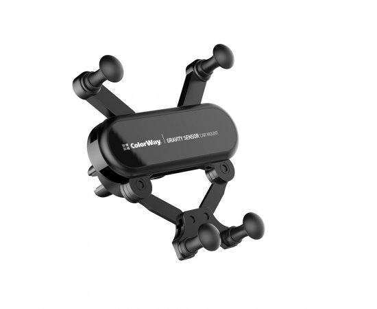 COLORWAY DRZIAK DO AUTA PRE SMARTFON GRAVITY - CIERNY (CW-CHG11-BK)