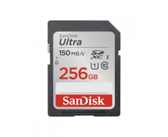 SANDISK ULTRA 256 GB SDXC MEMORY CARD 150 MB/S