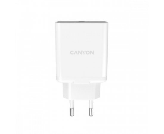 CANYON H-36 VYSOKORYCHLOSTNA NABIJACKA 1XUSB-A, 36W QUICK CHARGE 3.0 TECHNOLOGIA, BIELA CNE-CHA36W0