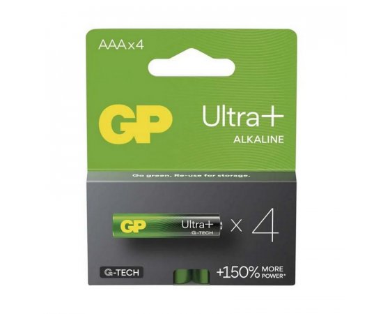 GP ULTRA PLUS LR03 ALKALICKA BATERIA AAA, 4KS BLISTER, B03114