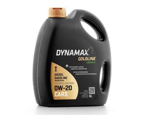 DYNAMAX GOLDLINE LONGLIFE FE 0W20 4L 503304