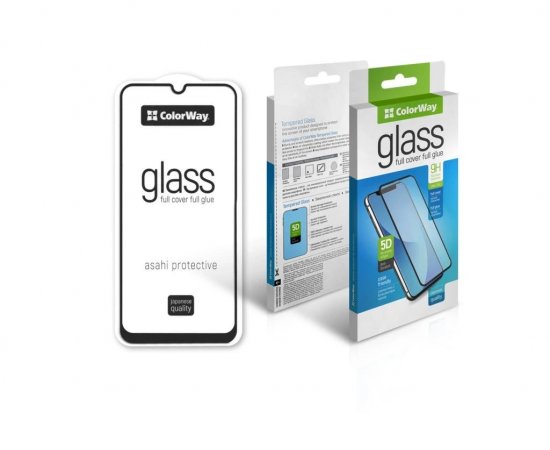 COLORWAY GLASS 9H FC GLUE XIAOMI REDMI 13 BLACK (CW-GSFGXR13-BK)