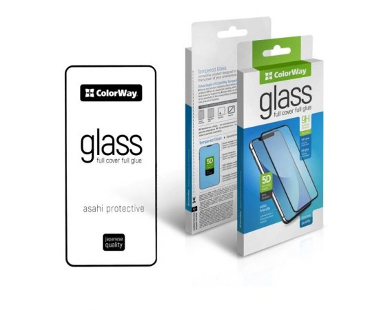 COLORWAY GLASS 9H FC GLUE OPPO A60 BLACK (CW-GSFGOA60-BK)