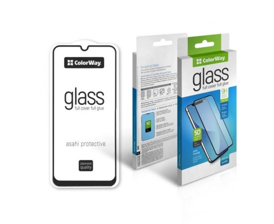 COLORWAY FULL GLUE GLASS 9H FC GLUE XIAOMI REDMI NOTE 13 PRO BLACK (CW-GSFGXRN13P-BK)