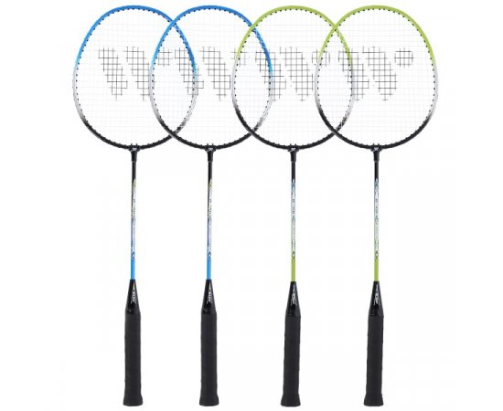 WISH STEELTEC 416K, SADA RAKIET NA BADMINTON ZELENO/MODRA