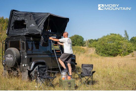 MOBY MOUNTAIN PEAK SKYCAMP XL THUNDER BLACK + TERAZ DARČEK: MARKÍZA + ANTIKONDENZAČNÁ PODLOŽKA + ZABEZPEČOVACIE POPRUHY V HODNOTE 537 €