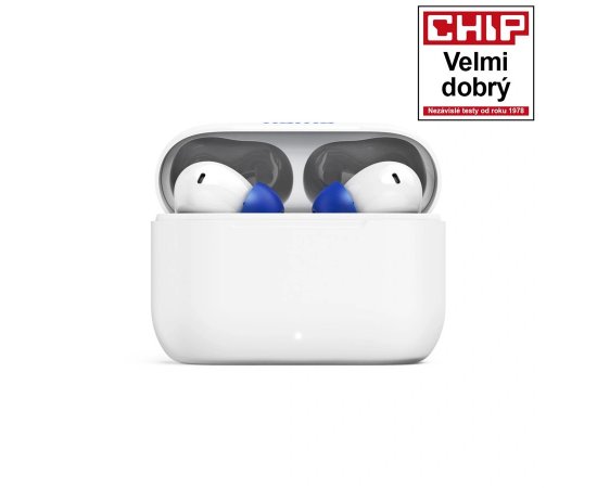 HAMA 184179 BLUETOOTH SLUCHADLA PASSION CLEAR II, STUPLE, ANC, APLIKACIA, BIELE