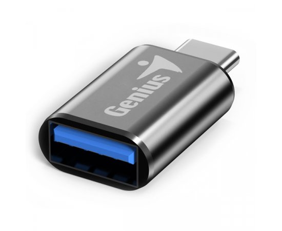 GENIUS USB REDUKCIA, (3.0), USB C SAMEC - USB A SAMICA, CIERNA, USB 3.0, AZ 5GBPS