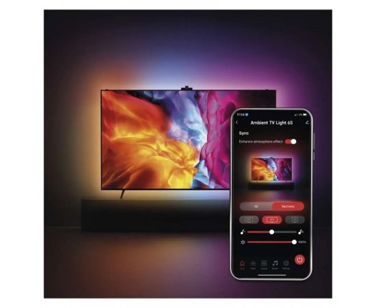 EMOS ZTV55 GOSMART AMBIENTNE LED RGB OSVETLENIE ZA TV 55 (139 CM) + darček internetová televízia sweet.tv na mesiac zadarmo