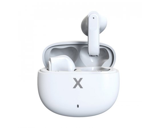 MAXLIFE TWS MXBE-03 BEZDROTOVE BLUETOOTH SLUCHADLA, BIELA(OEM0002436)