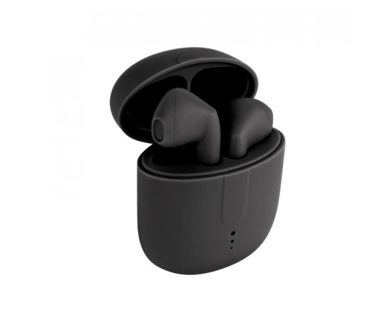 SETTY TWS-1 BEZDROTOVE BLUETOOTH SLUCHADLA S NABIJACIM PUZDROM, CIERNA (GSM165780)