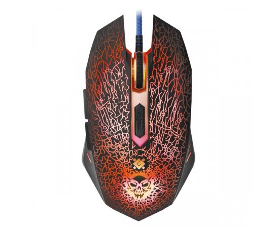 DEFENDER SHOCK GM-110L, MYS DROTOVA, CIERNA, OPTICKA, 3200DPI