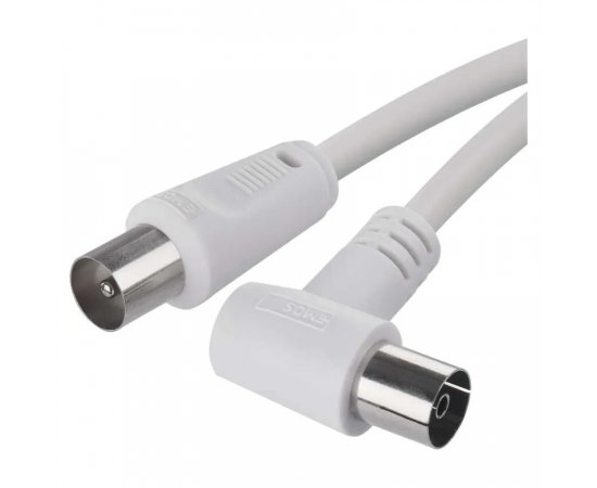 EMOS S31010 ANTENNY KOAXIALNY KABEL TIENENY 10M – UHLOVA VIDLICA