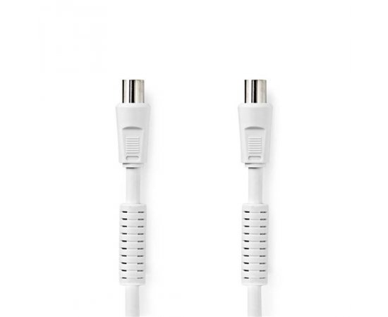 NEDIS CSGP40020WT150 KOAXIALNY KABEL 120 DB, IEC ZASTRCKA, ZASUVKA, 15 M, BIELA FARBA