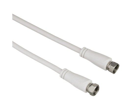 HAMA 122437 SAT PREPOJOVACI KABEL F-VIDLICA F-VIDLICA, 90 DB, 1, 10 M