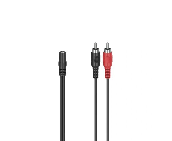 HAMA 205186 AUDIO REDUKCIA JACK ZASUVKA NA 2 CINCH VIDLICE, 10 CM