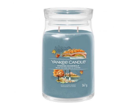 YANKEE CANDLE 1743371E EVENING RIVERWALK VELKA SVIECKA SIGNATURE, 567G