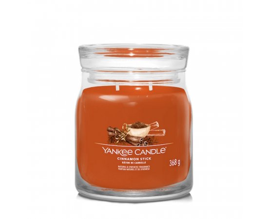YANKEE CANDLE 1701383E CINNAMON STICK STREDNA SVIECKA SIGNATURE 368G