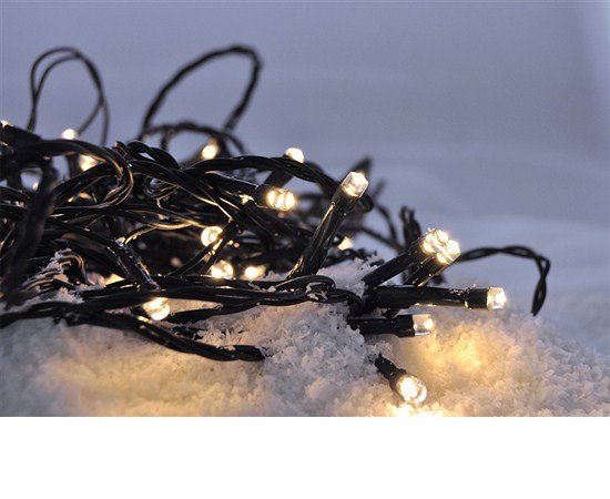 SOLIGHT 1V07-WW LED VONKAJSIA VIANOCNA RETAZ, 400 LED, 20 M, 8 FUNKCII, IP44, TEPLA BIELA