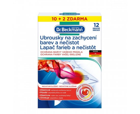 DR.BECKMANN LAPAC FARIEB A NECISTOT S MIKROVLAKNAMI 12KS /F50022/