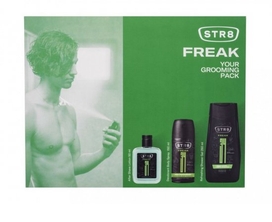 STR8 FR34K VODA PO HOLENI 50ML + DEO SPREJ 150ML + SPRCHOVY GEL 250ML