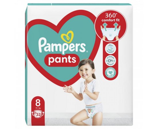 PAMPERS PANTS JP S8 32KS (19+KG) PAMPERS PANTS JP S8 32KS (19+KG)