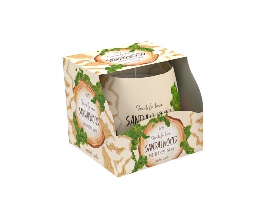 SANTO VONNA SVIECKA V SKLE 100G SANDALWOOD