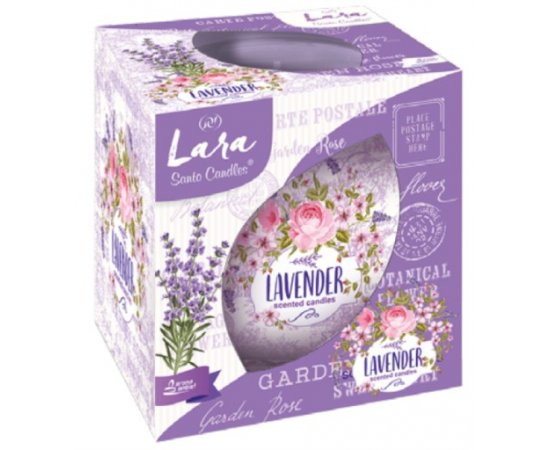 SANTO LARA VONNA SVIECKA V SKLE 100G LAVENDER