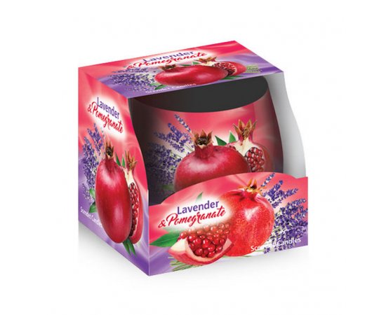 SANTO VONNA SVIECKA V SKLE 100G LAVENDER&amp;POMEGRANATE