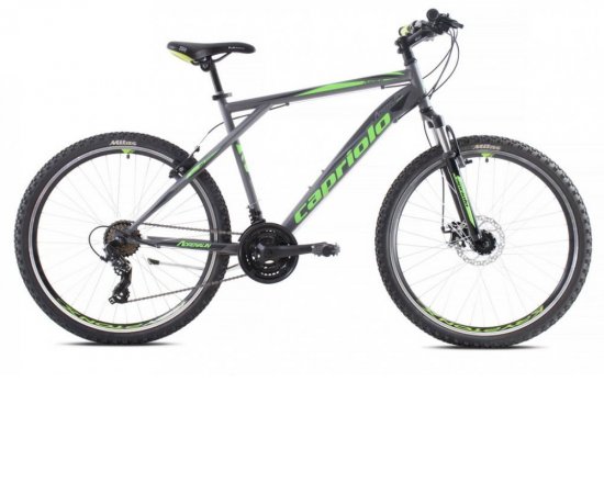 CAPRIOLO MTB ADRENALIN 26&quot;/21HT SILVER/GREEN 919430-16