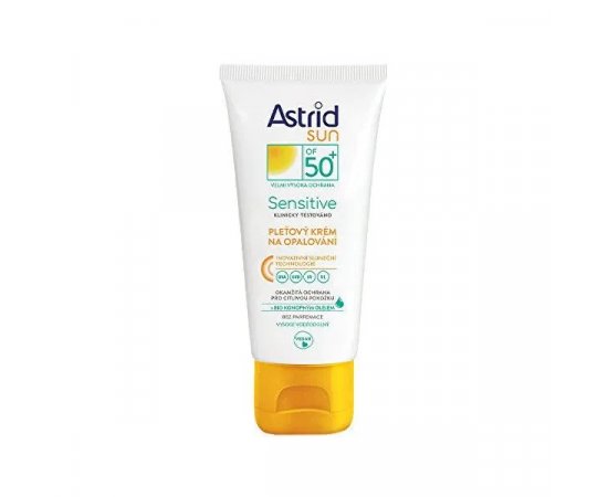 ASTRID SUN SENSITIVE PLETOVY KREM NA OPALOVANIE OF 50+ 50ML 8571039536