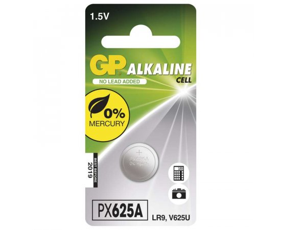 GP ALKALICKA BATERIA GOMBIKOVA 625A, 1KS BLISTER, B1325