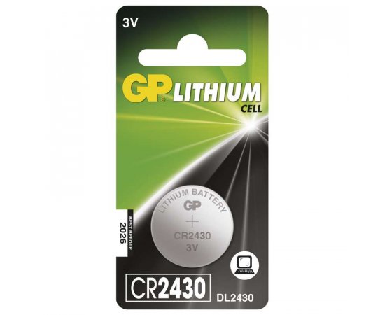 GP LITHIOVA BATERIA GOMBIKOVA CR2430, 1KS BLISTER, B1530