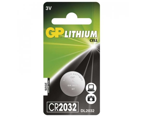 GP LITHIOVA BATERIA GOMBIKOVA CR2032, 1KS BLISTER, B1532